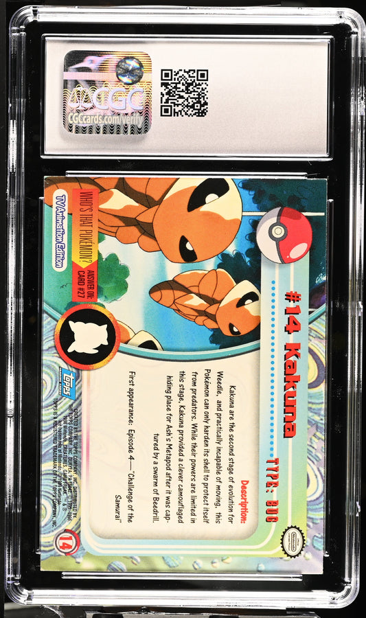 Kaka 14 First Print Series 1 Pokemon Topps CGC 7.5 Near Mint+