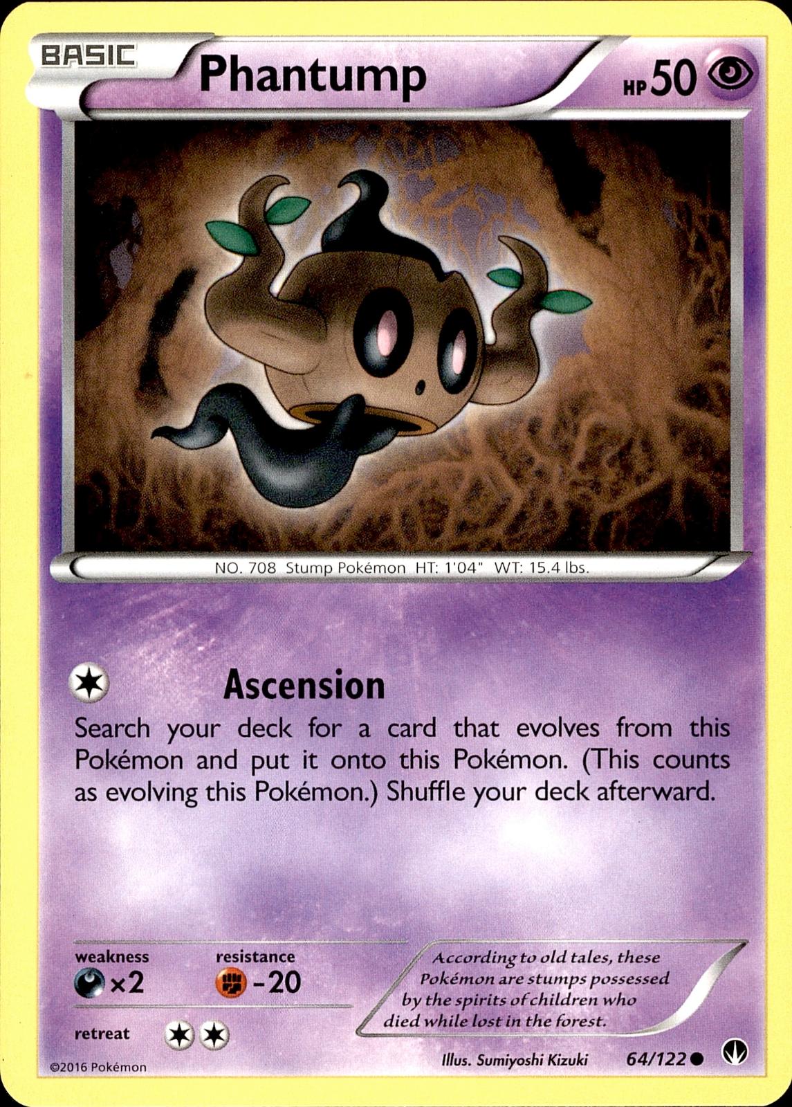 POKEMON PHANTUMP 64 BREAKPOINT 122  LP