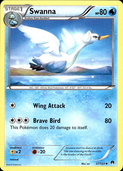 POKEMON SWANNA 37 BREAKPOINT 122  LP