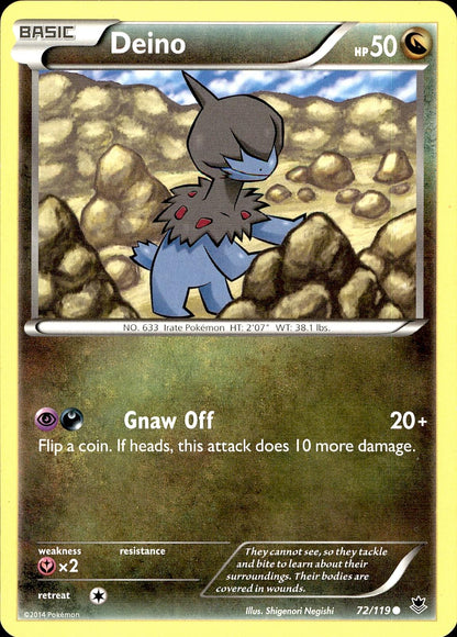 POKEMON DEINO 72 PHANTOM FORCES 119  LP
