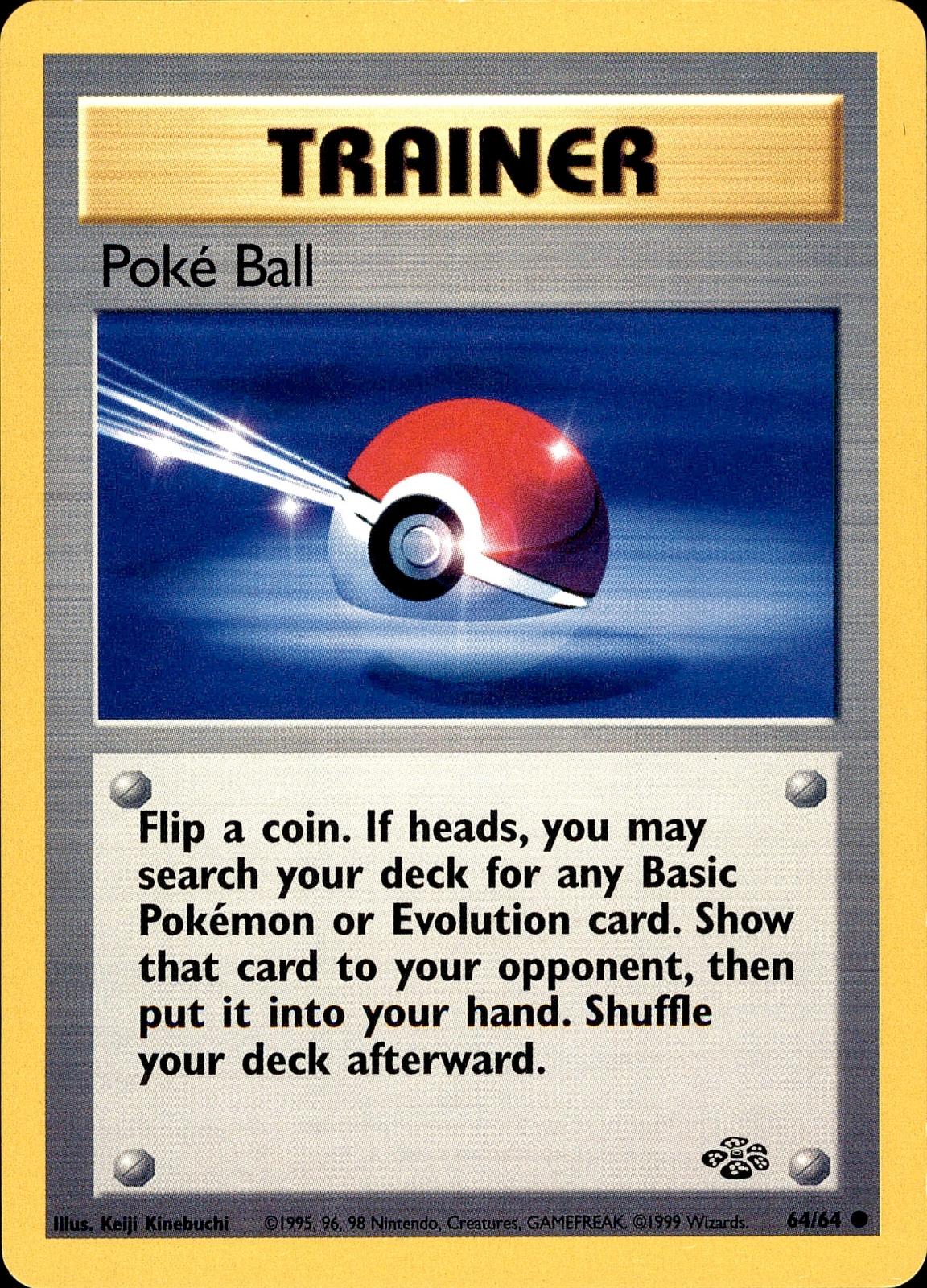 POKEMON POKE BALL 64 Jungle 64  Unlimited LP