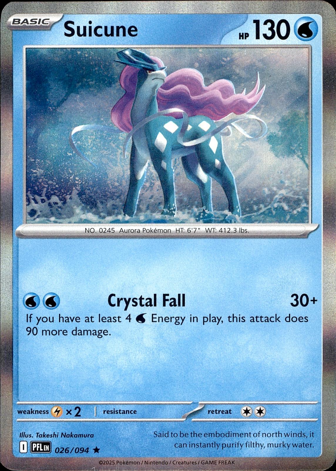 POKEMON SUICE 026 PHANTASMAL FLAMES 094  HOLO LP