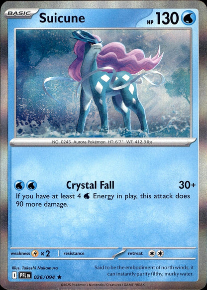 POKEMON SUICE 026 PHANTASMAL FLAMES 094  HOLO LP
