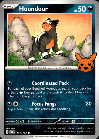 POKEMON HODOUR 131/197 TRICK OR TRADE BOOSTER   LP