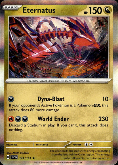 POKEMON ETERNATUS 141 SURGING SPARKS 191  HOLO LP