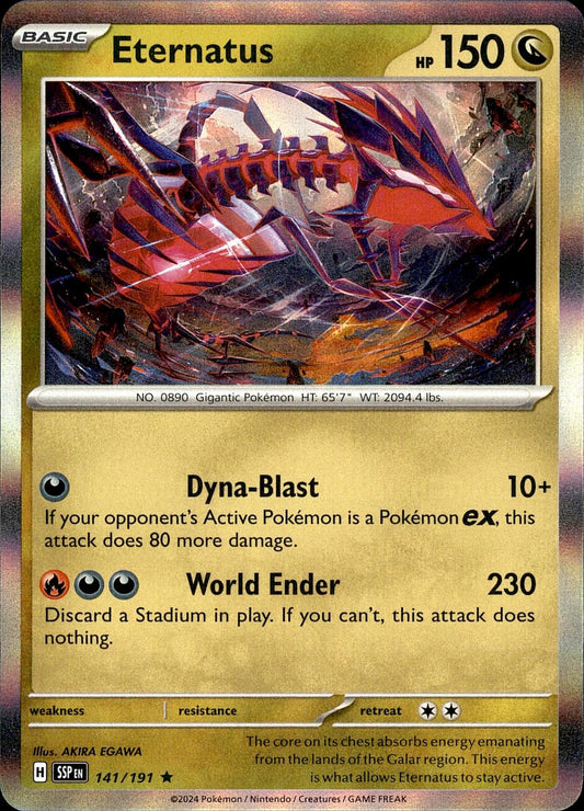POKEMON ETERNATUS 141 SURGING SPARKS 191  HOLO LP