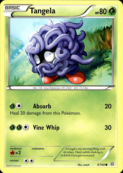 POKEMON TANGELA 4 PRIMAL CLASH 160  LP