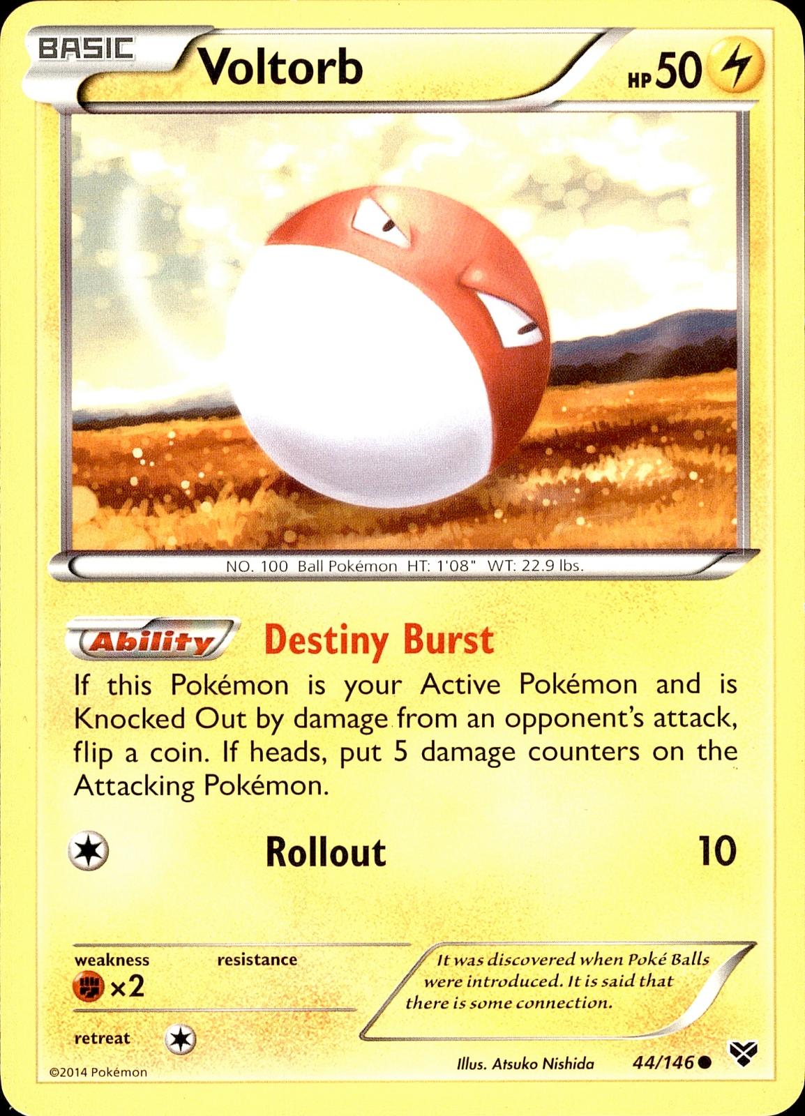 POKEMON VOLTORB 44 XY 146  LP