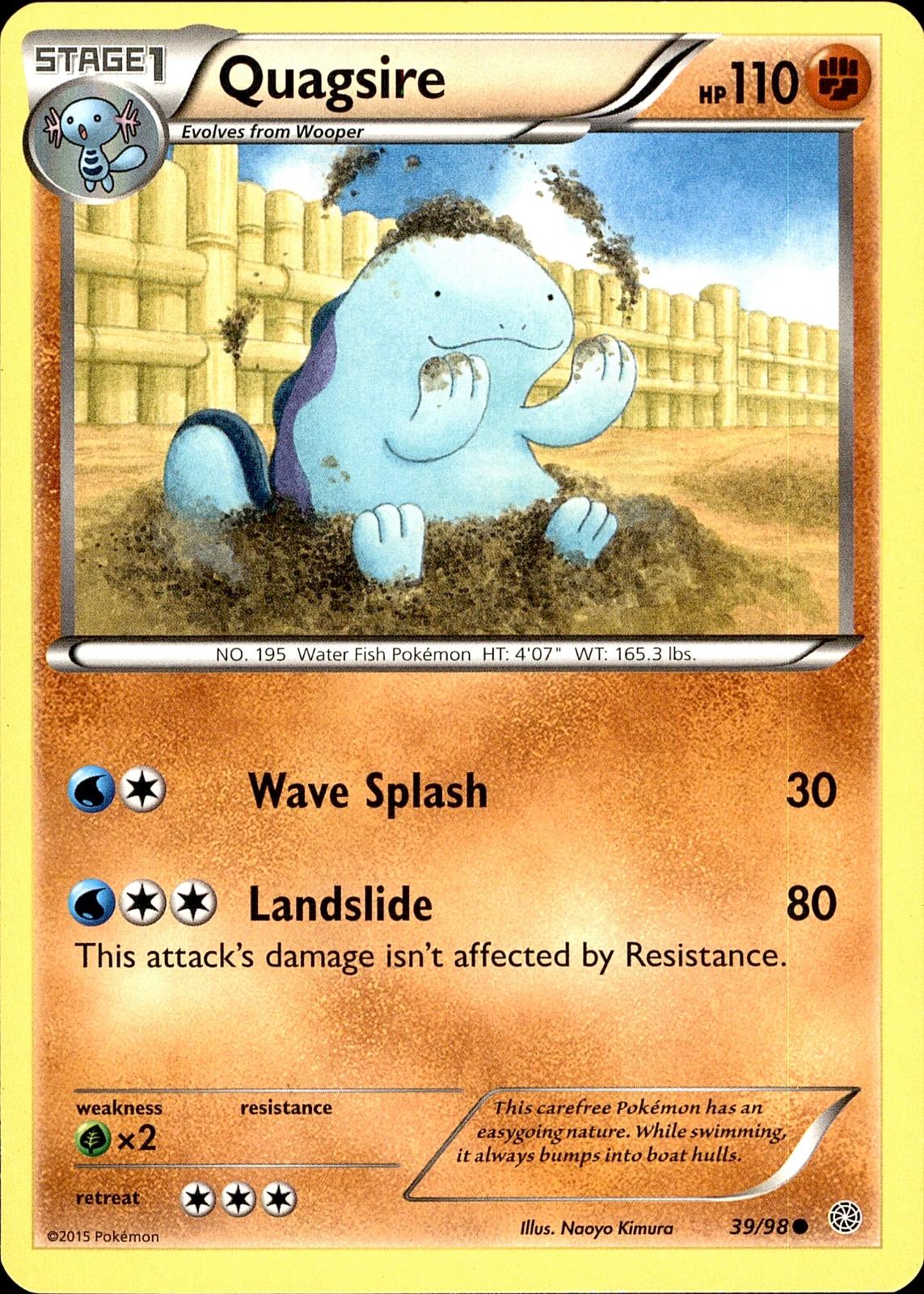 POKEMON QUAGSIRE 39 ANCIENT ORIGINS 98  LP