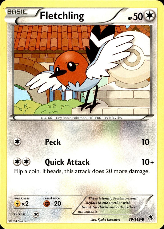 POKEMON FLETCHLING 89 PHANTOM FORCES 119  LP