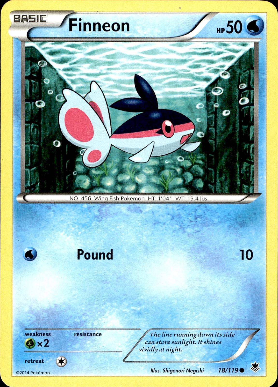 POKEMON FINNEON 18 PHANTOM FORCES 119  LP