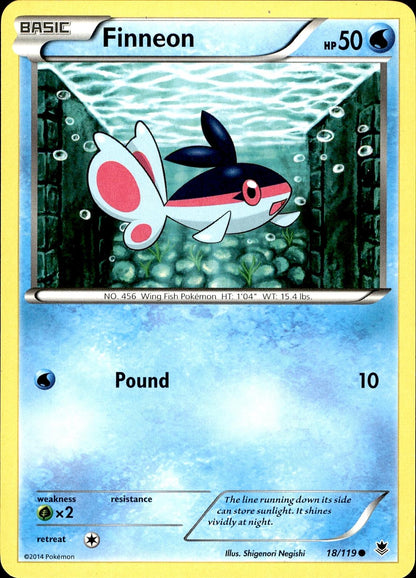 POKEMON FINNEON 18 PHANTOM FORCES 119  LP
