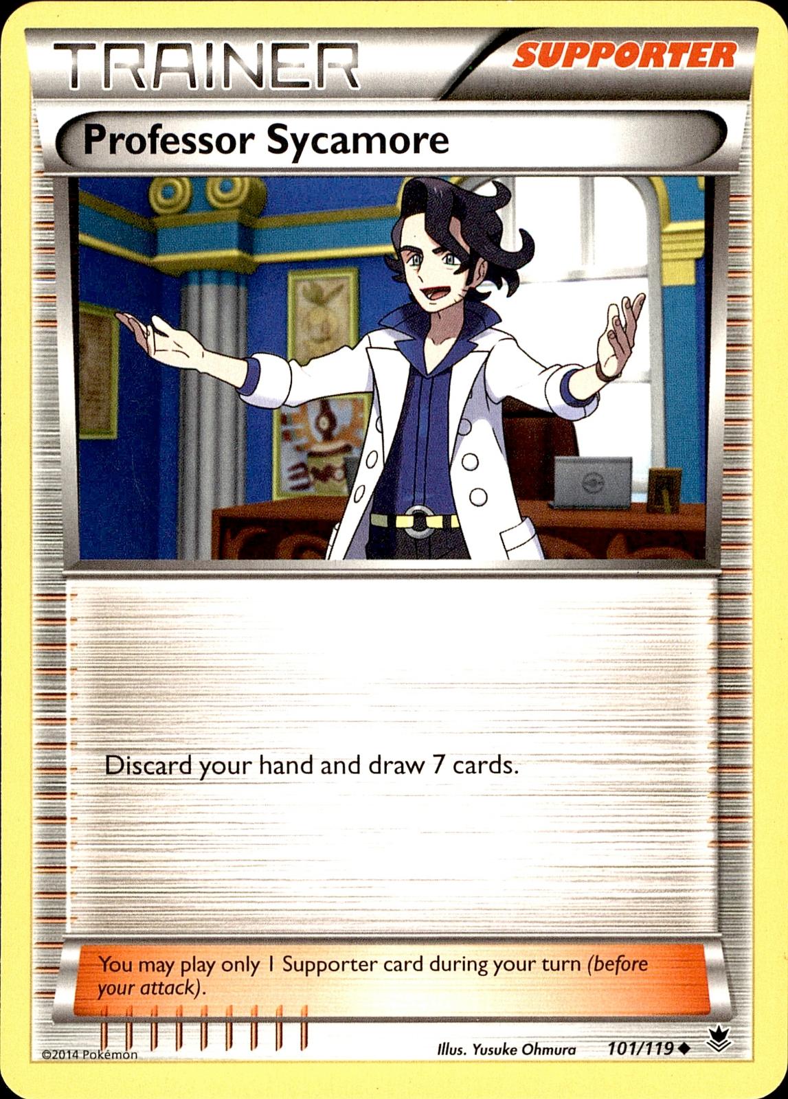 POKEMON PROFESSOR SYCAMORE 101 PHANTOM FORCES 119  LP