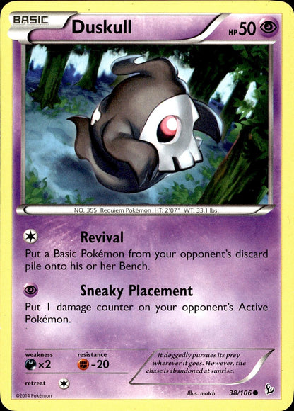 POKEMON DUSKULL 38 FLASHFIRE 106  LP
