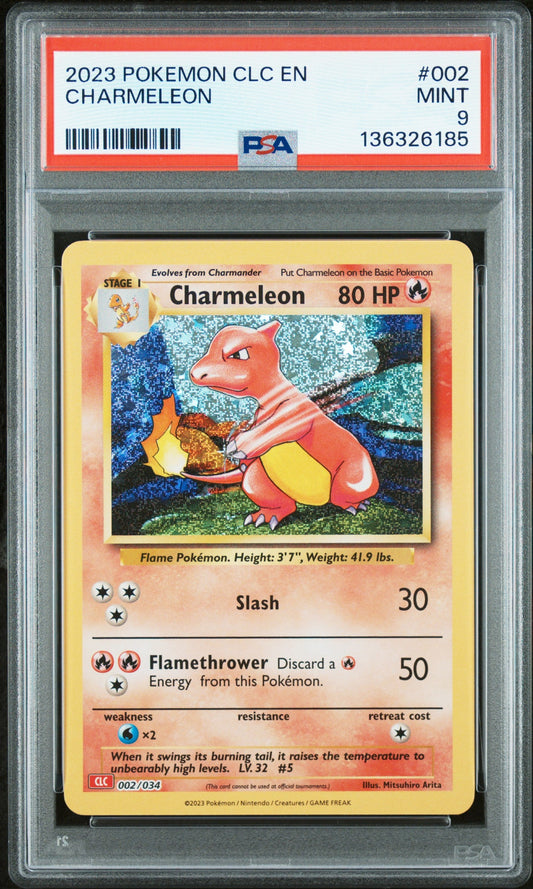 Charmeleon 002 Pokemon PSA 9
