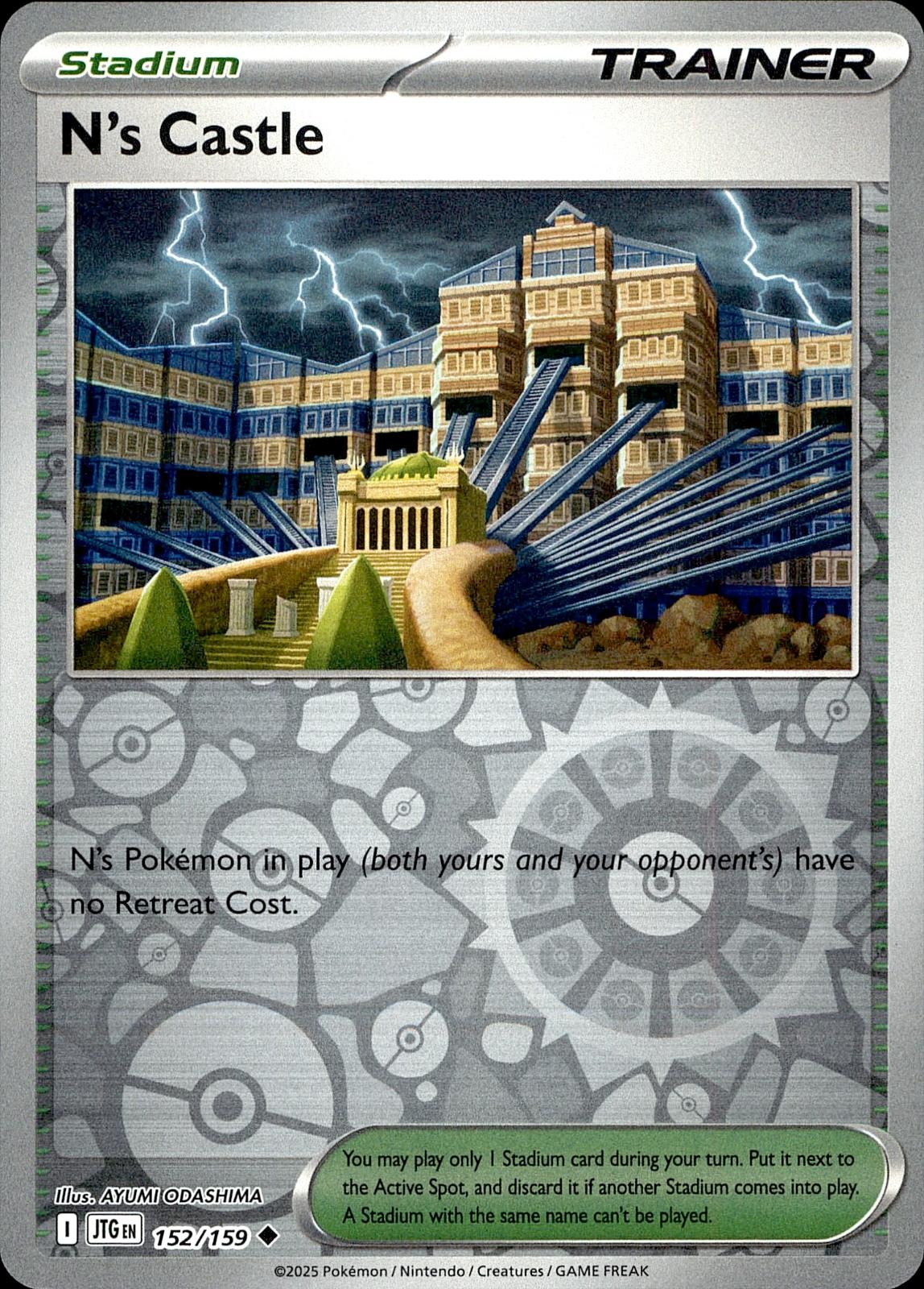 POKEMON N'S CASTLE 152 JOURNEY TOGETHER 159  LP
