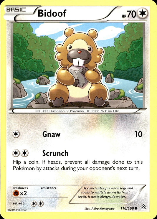 POKEMON BIDOOF 116 PRIMAL CLASH 160  LP