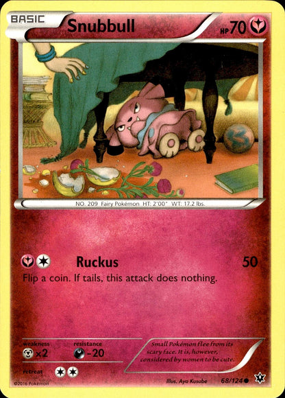 POKEMON SNUBBULL 68 FATES COLLIDE 124  LP
