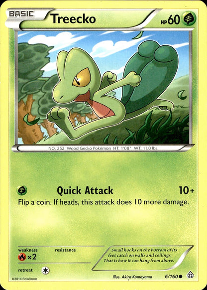 POKEMON TREECKO 6 PRIMAL CLASH 160  LP
