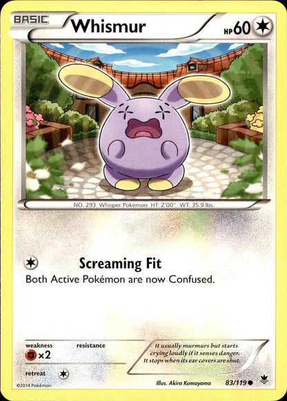 POKEMON WHISMUR 83 PHANTOM FORCES 119  LP