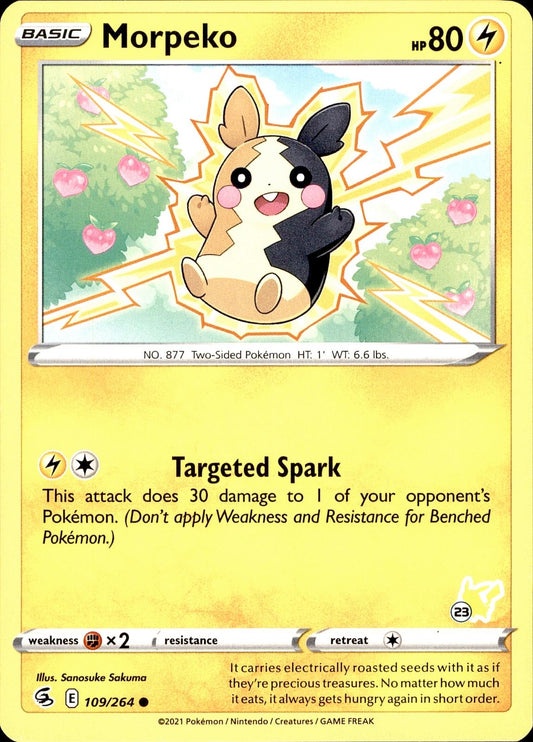 POKEMON MORPEKO 109 FUSION STRIKE 264  LP