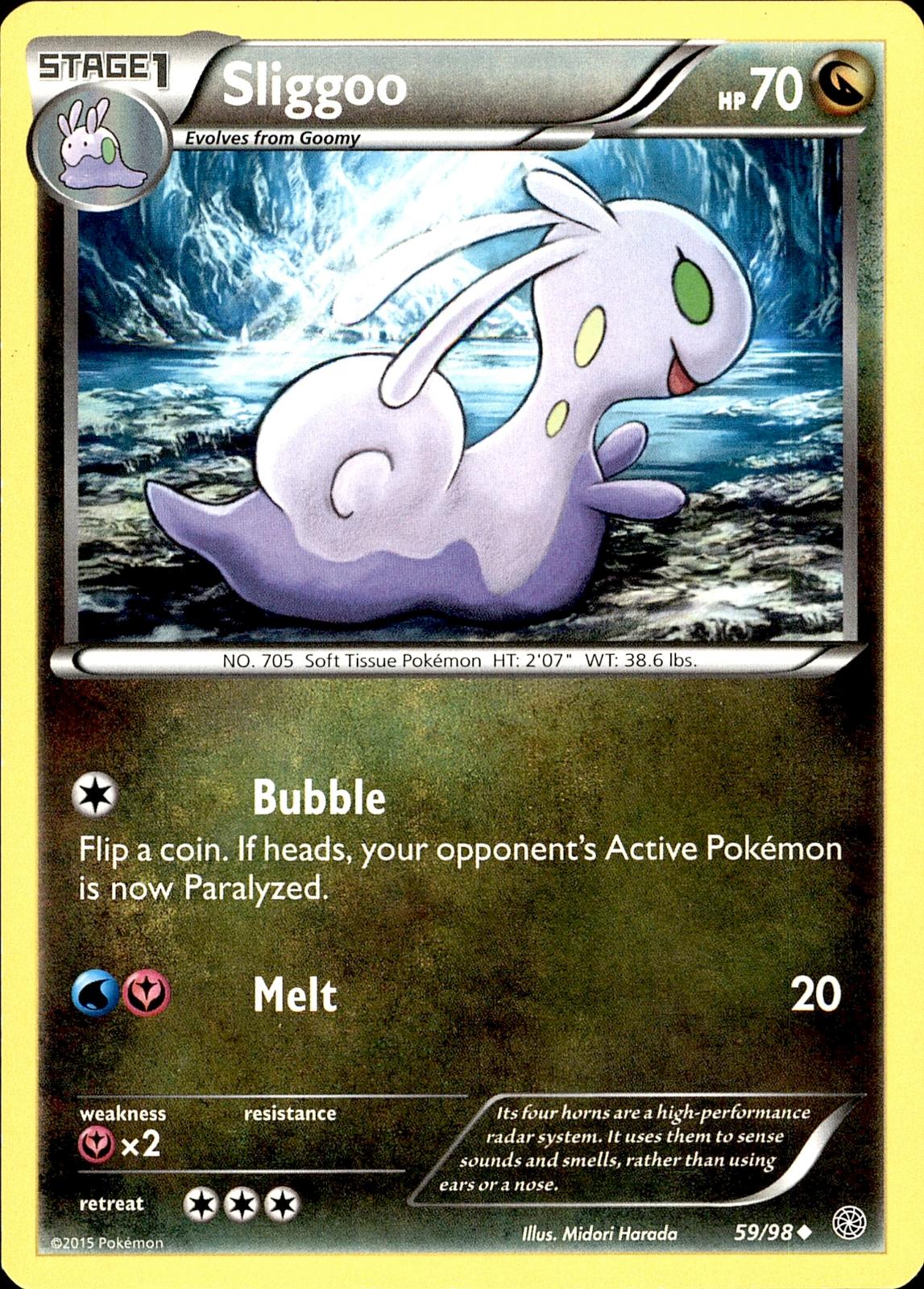 POKEMON SLIGGOO 59 ANCIENT ORIGINS 98  LP