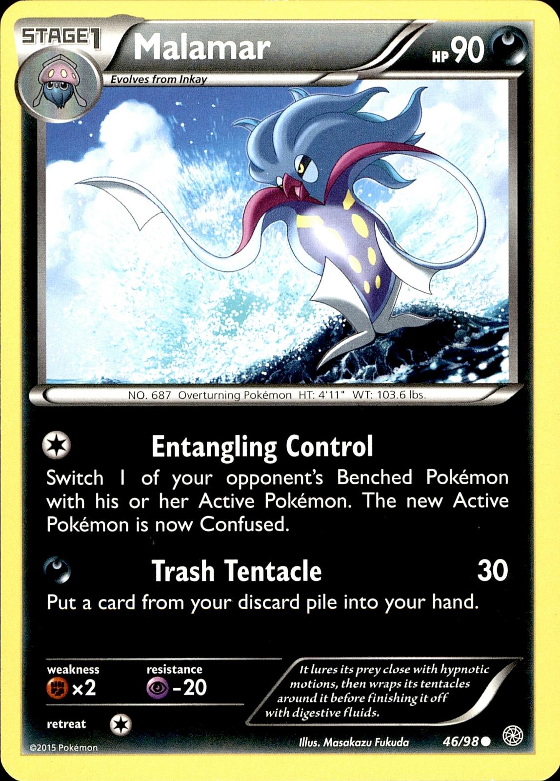 POKEMON MALAMAR 46 ANCIENT ORIGINS 98  LP