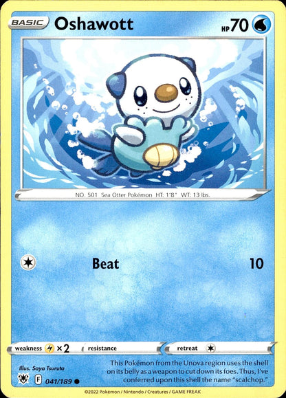 POKEMON OSHAWOTT 041 ASTRAL RADIANCE 189  LP