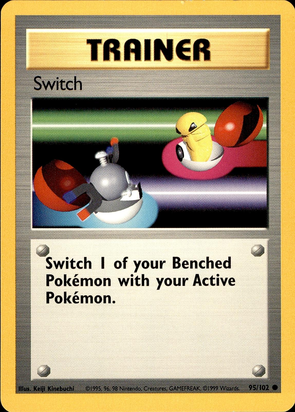 POKEMON SWITCH 95 BASE SET Unlimited 102  LP