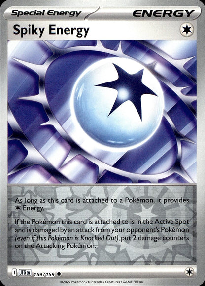 POKEMON SPIKY ENERGY 159 JOURNEY TOGETHER 159  REVERSE HOLO LP