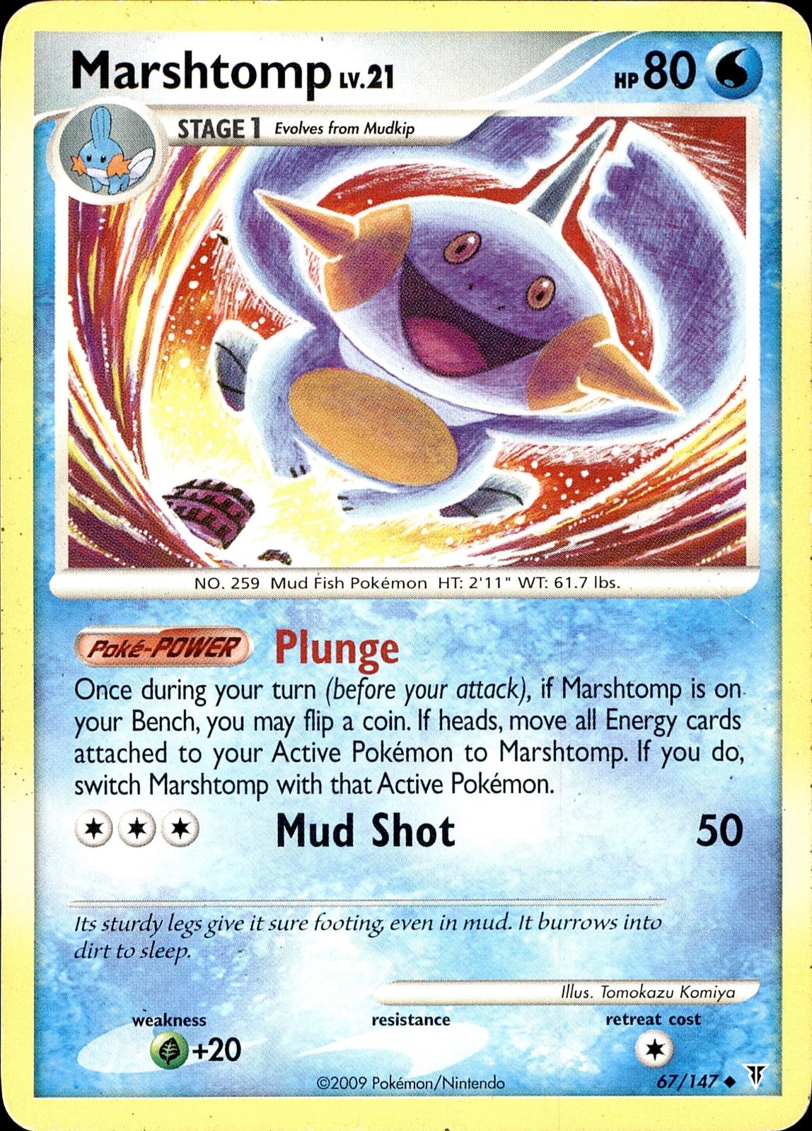 POKEMON MARSHTOMP 67 SUPREME VICTORS 147  LP