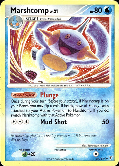 POKEMON MARSHTOMP 67 SUPREME VICTORS 147  LP