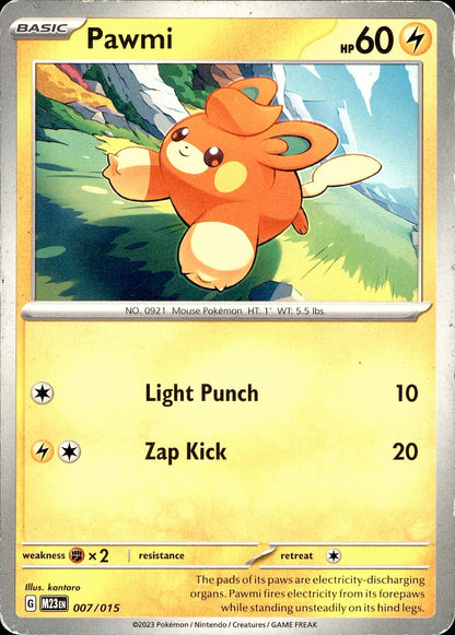POKEMON PAWMI 007 MCDONALD'S COLLECTION  015 PROMO LP