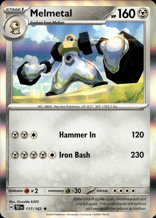 POKEMON MELMETAL 117 TEMPORAL FORCES 162  HOLO LP