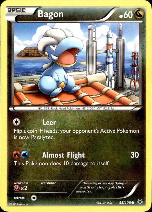 POKEMON BAGON 55 ROARING SKIES 108  LP