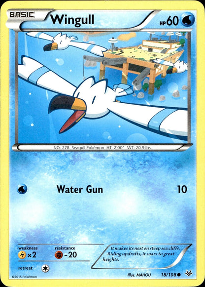 POKEMON WINGULL 18 ROARING SKIES 108  LP