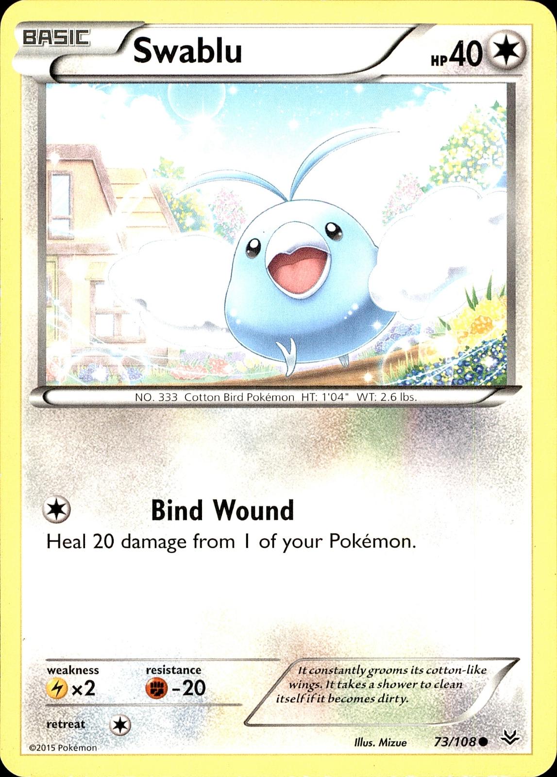 POKEMON SWABLU 73 ROARING SKIES 108  LP