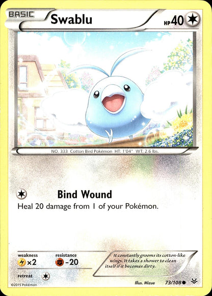 POKEMON SWABLU 73 ROARING SKIES 108  LP
