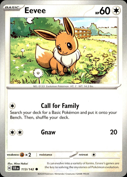 POKEMON EEVEE 113 STELLAR CROWN 142  LP