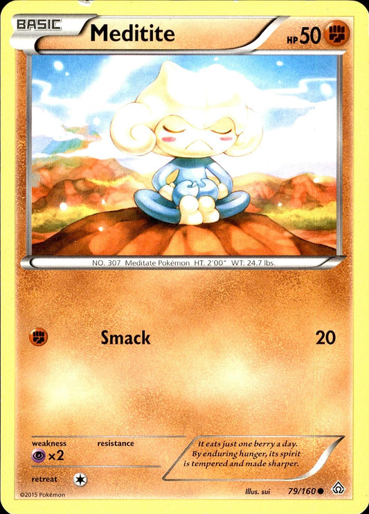 POKEMON MEDITITE 79 PRIMAL CLASH 160  LP