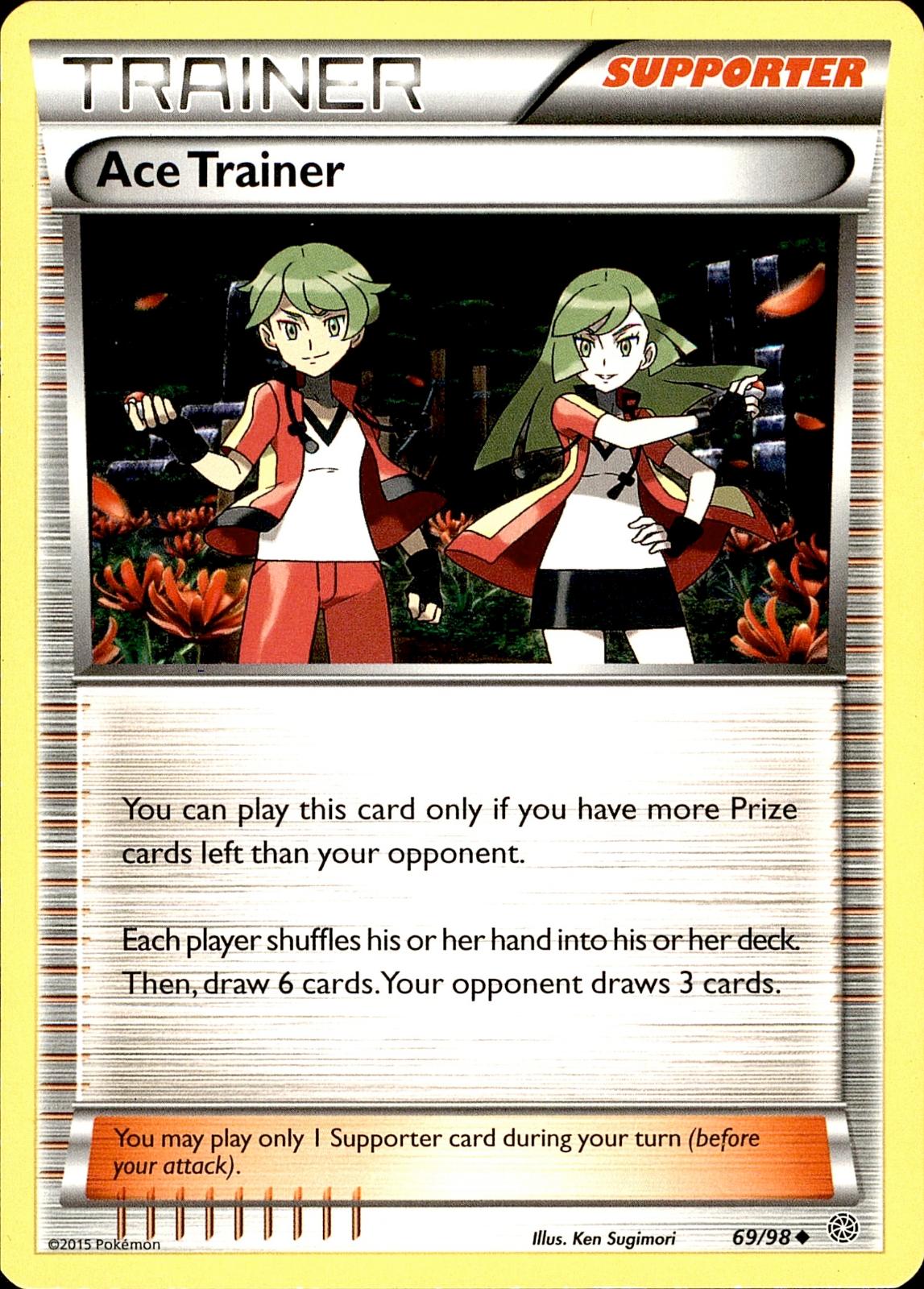 POKEMON ACE TRAINER 69 ANCIENT ORIGINS 98  LP