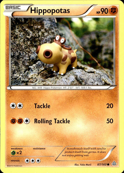 POKEMON HIPPOPOTAS 87 PRIMAL CLASH 160  LP
