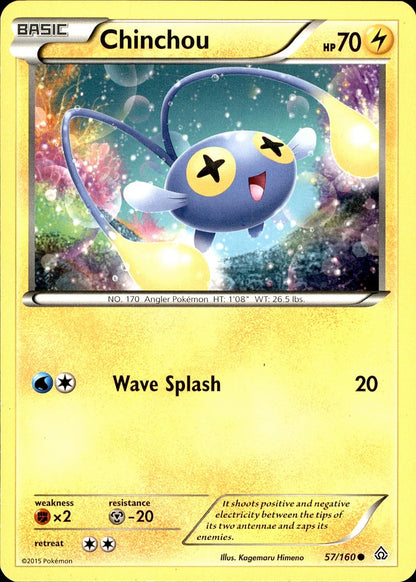 POKEMON CHINCHOU 57 PRIMAL CLASH 160  LP