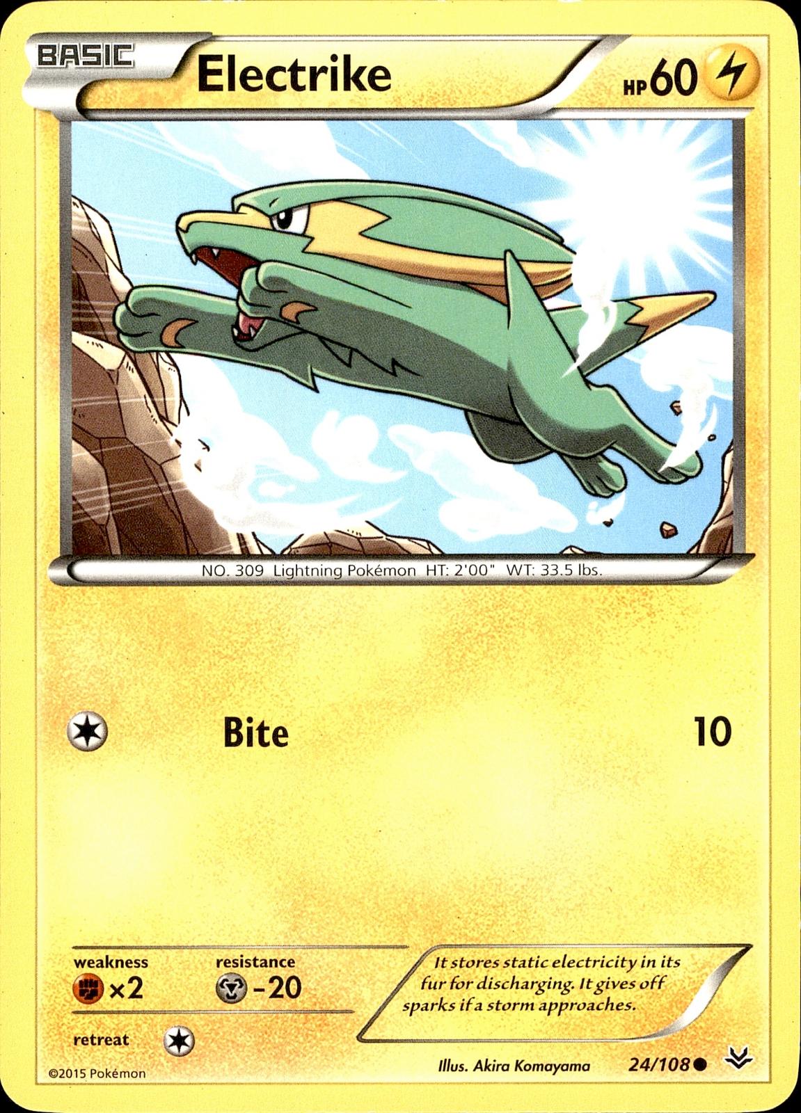 POKEMON ELECTRIKE 24 ROARING SKIES 108  LP