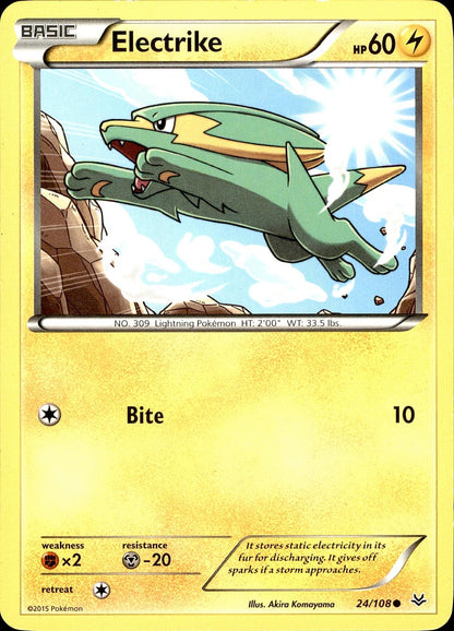POKEMON ELECTRIKE 24 ROARING SKIES 108  LP