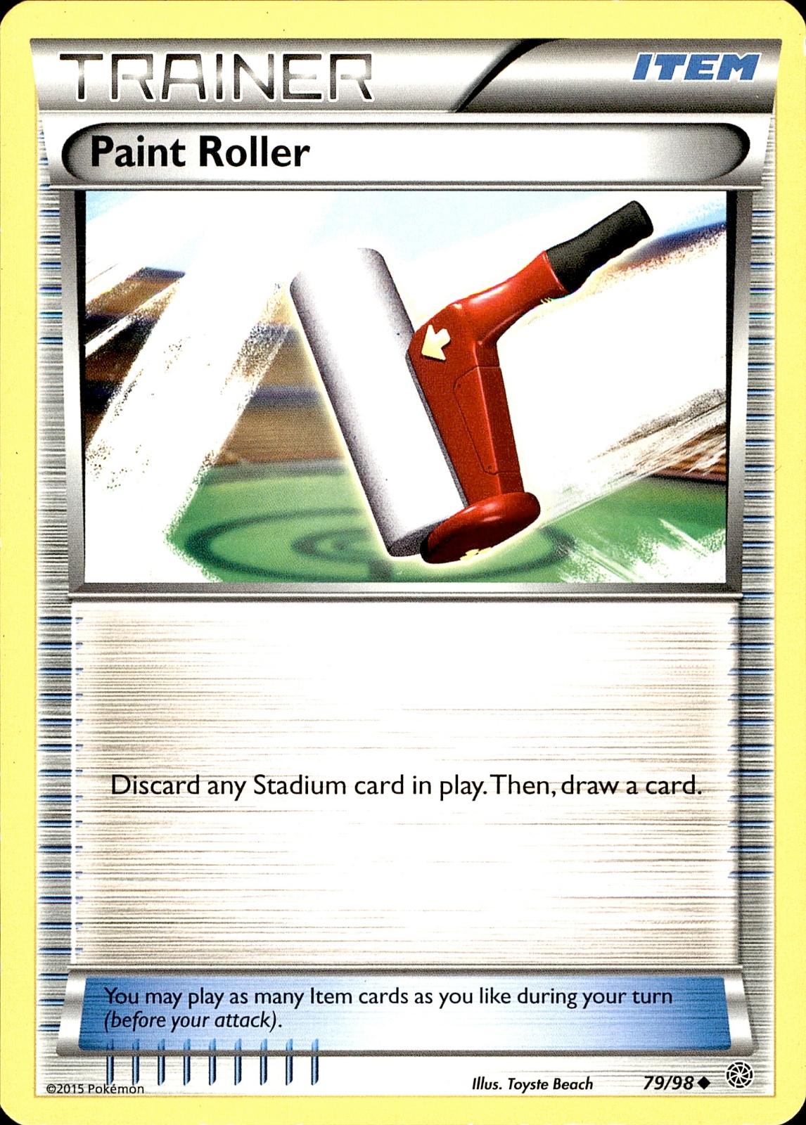 POKEMON PAINT ROLLER 79 ANCIENT ORIGINS 98  LP