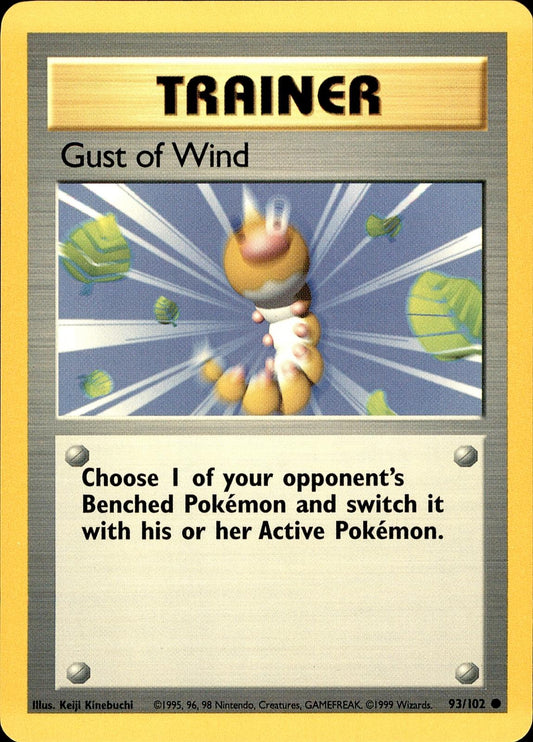 POKEMON GUST OF WIND 93 BASE SET Unlimited 102  LP