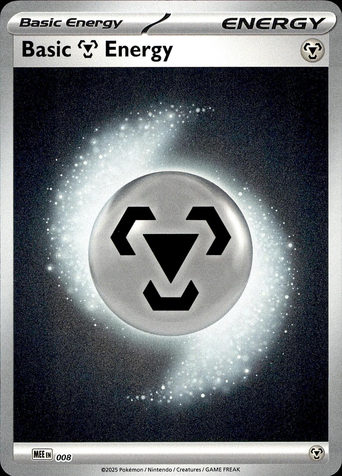 POKEMON BASIC METAL ENERGY - 008 8 MEGA EVOLUTION ENERGIES REVERSE HOLO LP
