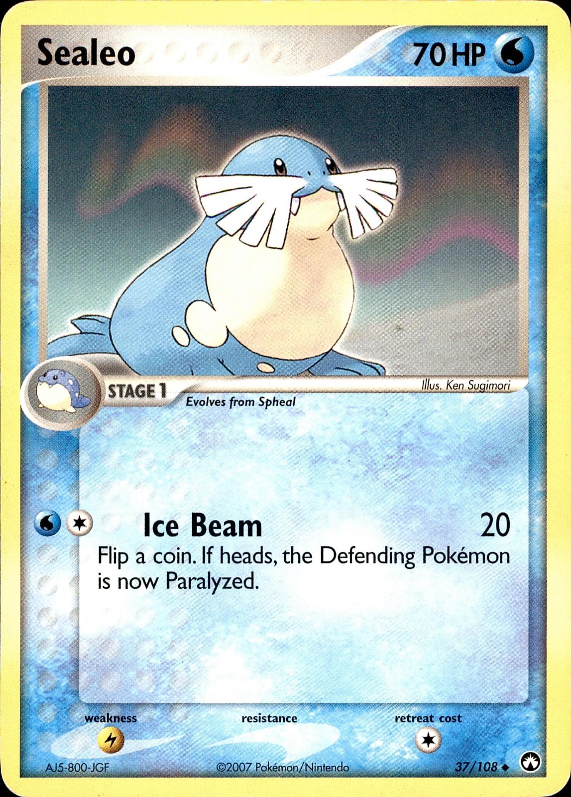 POKEMON SEALEO 37 POWER KEEPERS 108  LP