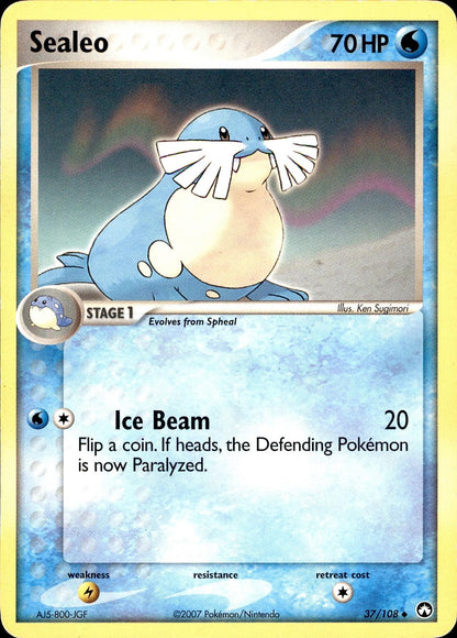 POKEMON SEALEO 37 POWER KEEPERS 108  LP